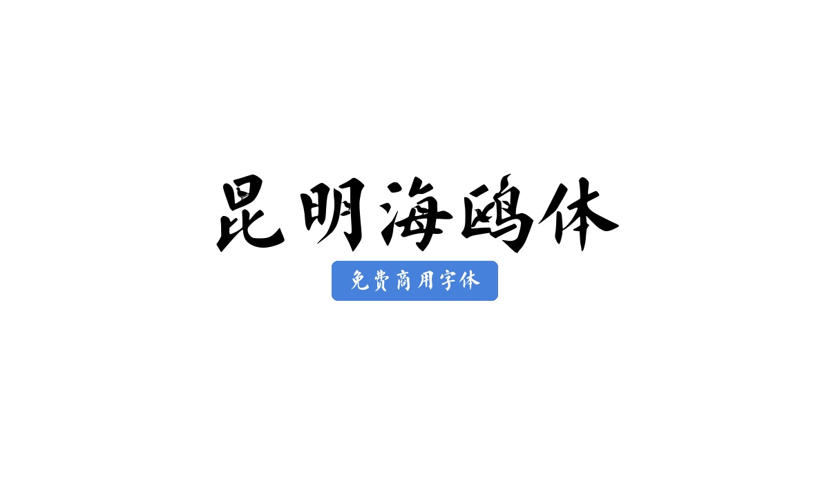 昆明海鸥体